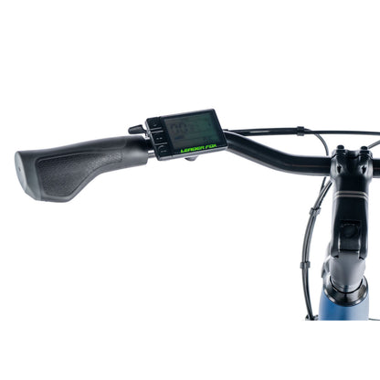 Electric City Bike 26 Leader Fox Latona Dark Blue Bafang Rear 15Ah