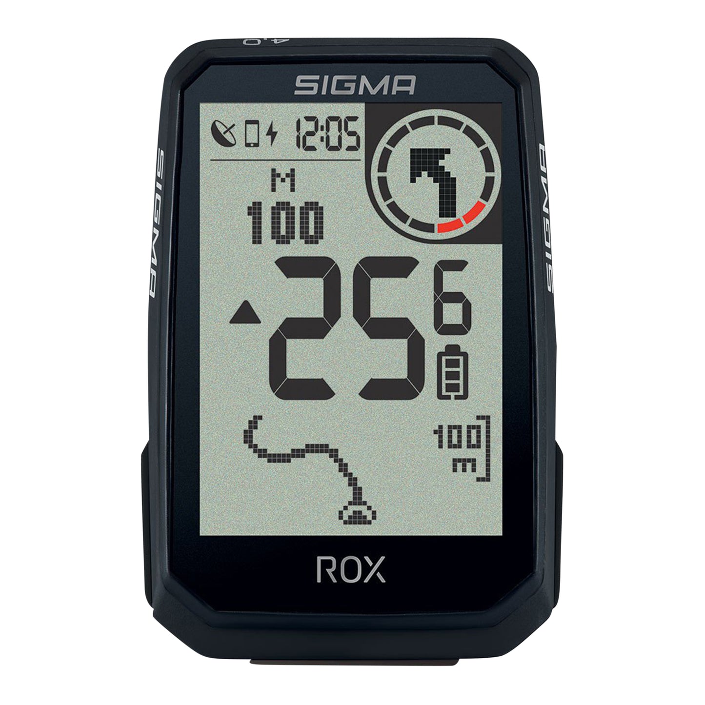 Sigma Rox 4.0 GPS Endurance Computer Black Altimeter (41-hour battery life)