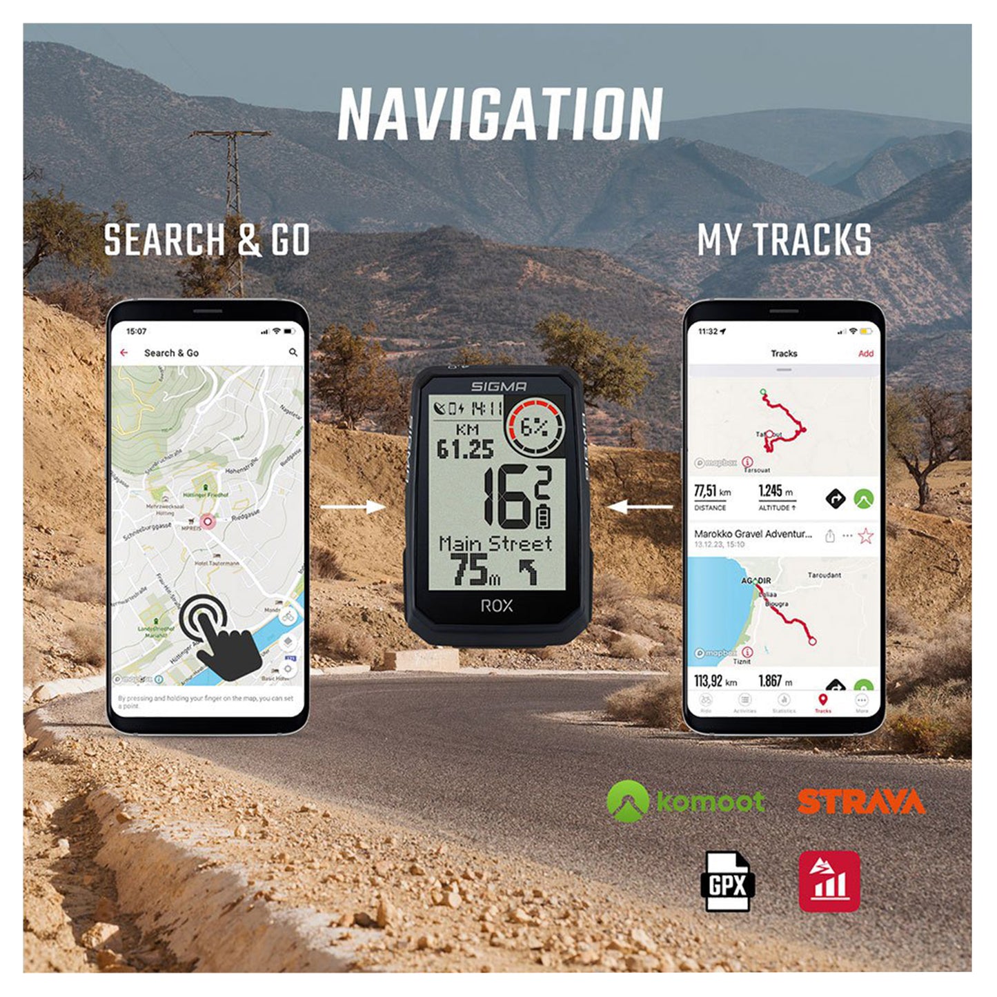 Sigma Rox 4.0 GPS Endurance Computer Black Altimeter (41-hour battery life)