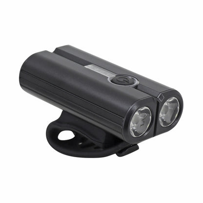 Frontsoom USB rechargeable bike light for handlebars, 500 lumens, 3 modes, 4-8 hour battery life, black PCP