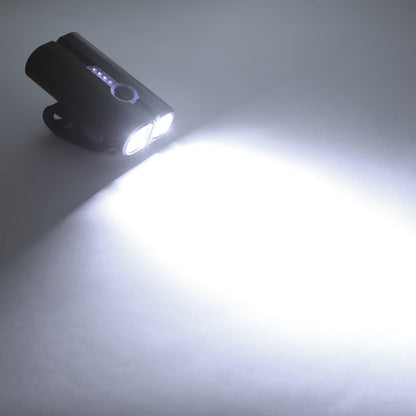 Frontsoom USB rechargeable bike light for handlebars, 500 lumens, 3 modes, 4-8 hour battery life, black PCP