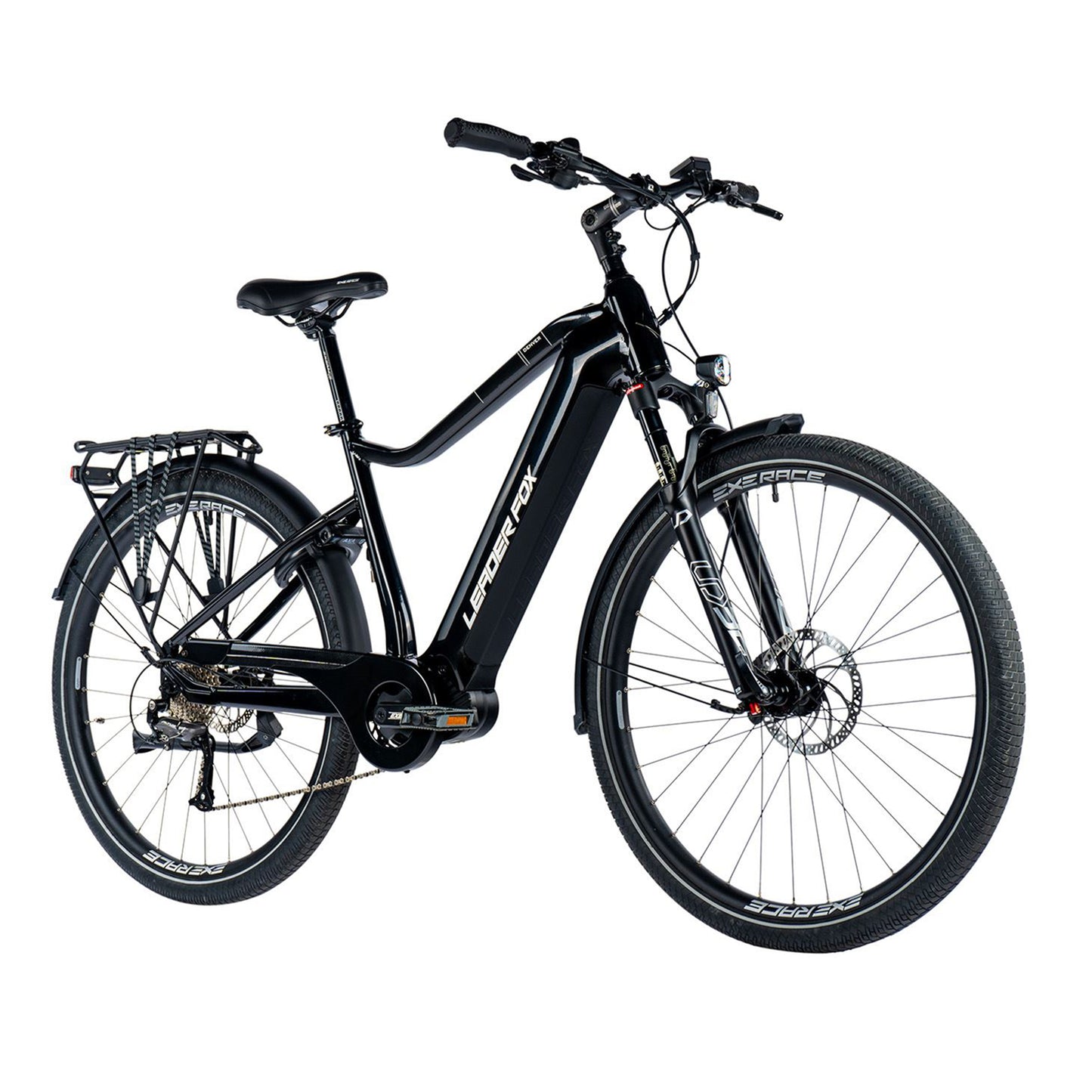 Electric hybrid bike 29 Leader Fox Denver black Bafang M300 20Ah