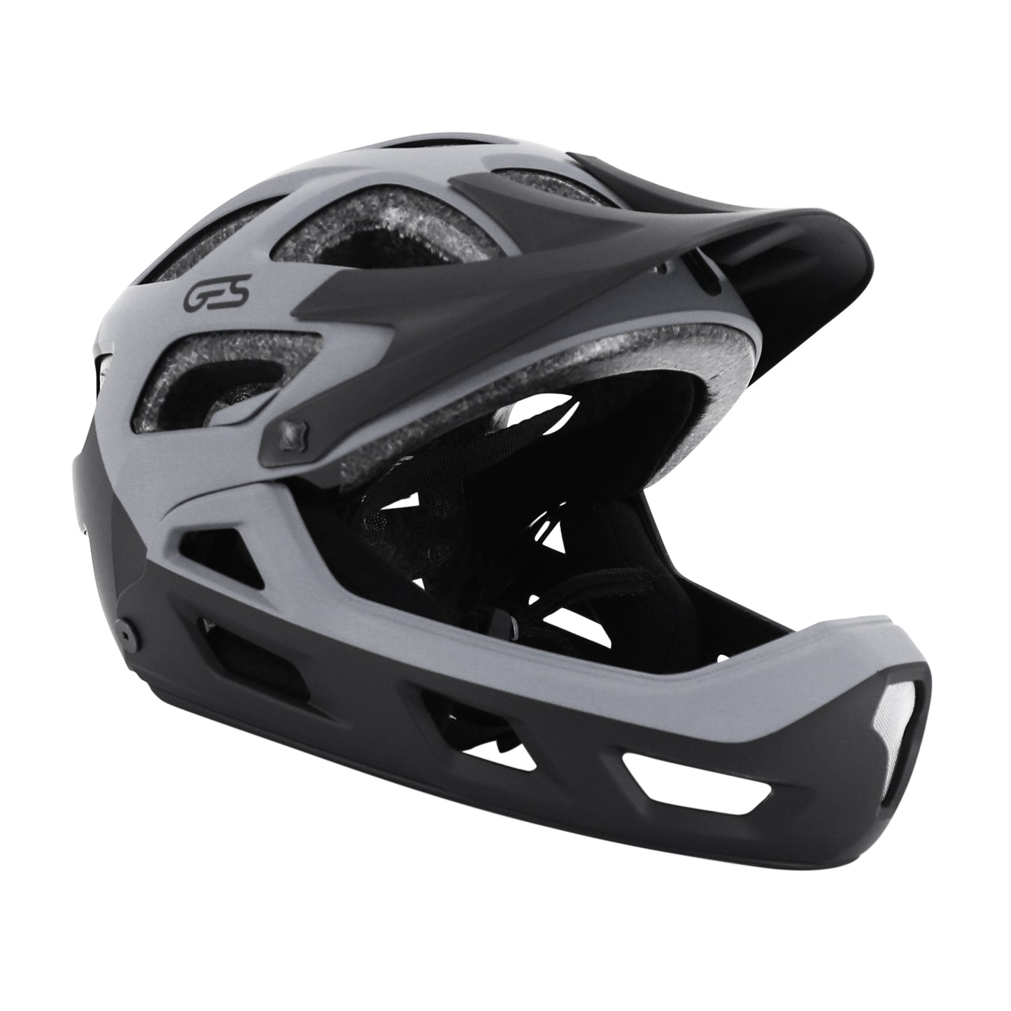 Casque vélo descente intégral Ges d-scent noir-gris
