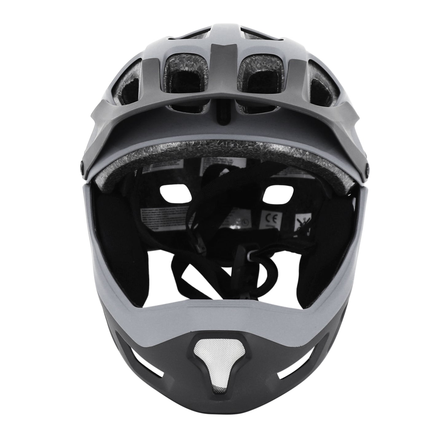 Casque vélo descente intégral Ges d-scent noir-gris