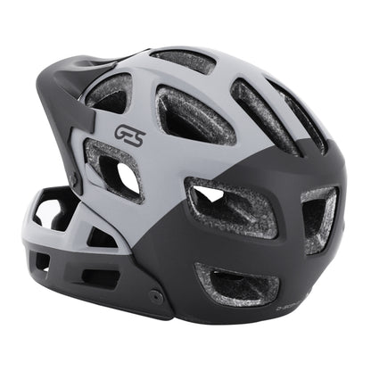 Casque vélo descente intégral Ges d-scent noir-gris
