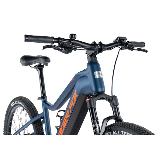 Electric mountain bike 27.5 Leader Fox Arimo H matte blue Bafang AR 20Ah