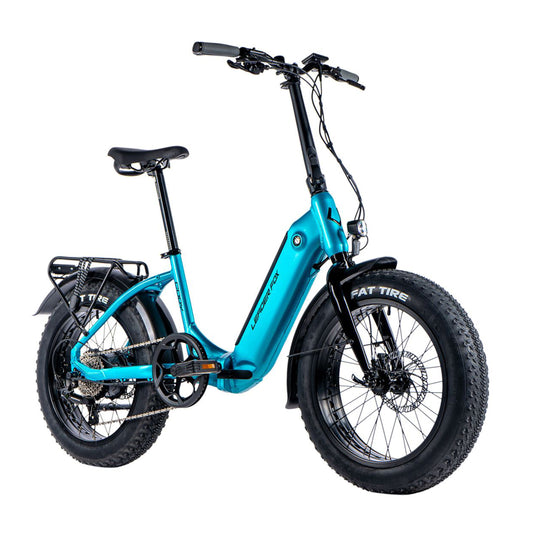 Electric Folding Fat Bike 20 Leader Fox Cody blue Bafang AR16Ah