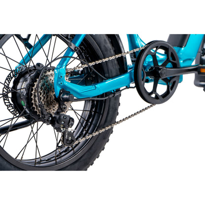 Electric Folding Fat Bike 20 Leader Fox Cody blue Bafang AR16Ah