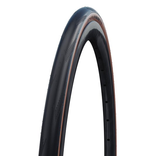 700 X 32 Schwalbe One RaceGuard Addix Tubeless Ready TS Black-Tan Road Tire (32-622)