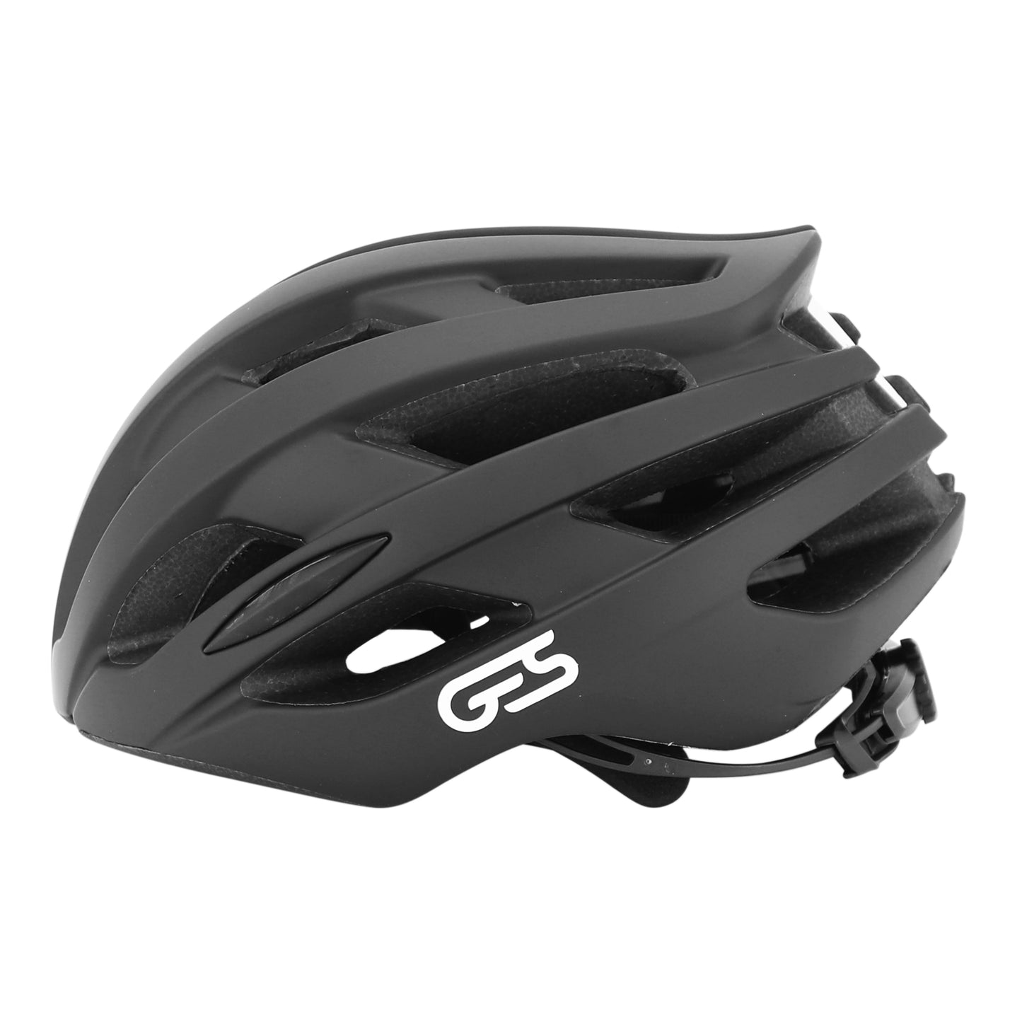 Ges Adult Bicycle Helmet icon-12 Road-Gravel Black In-mold Fit-system