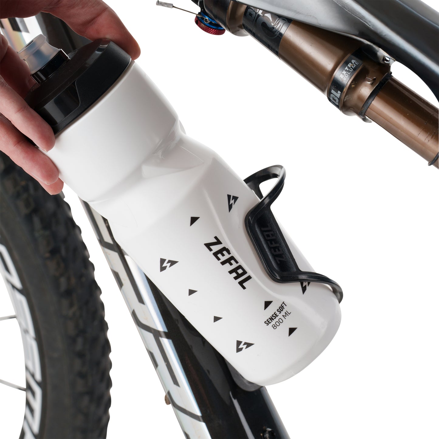 Zefal Pulse S2 left side-entry bottle cage, black