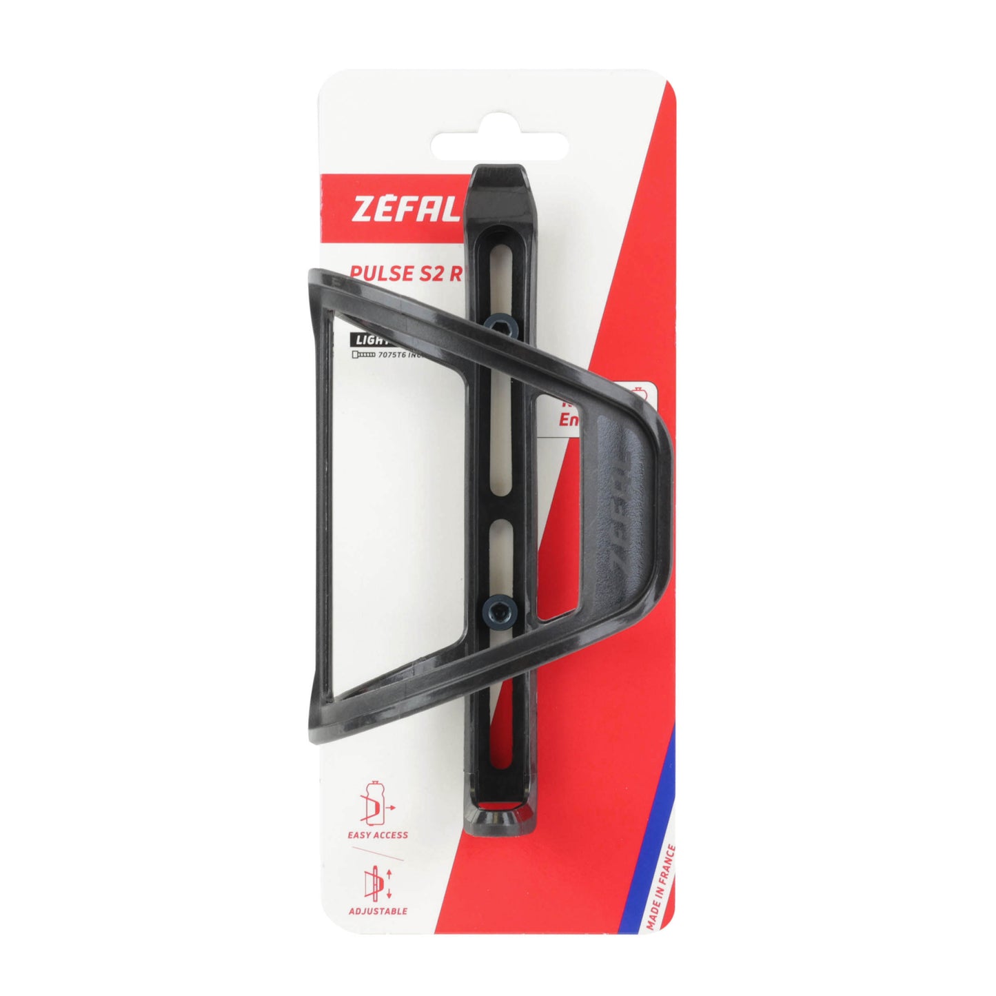 Porte-bidon Zefal Pulse S2 noir sortie latérale droite