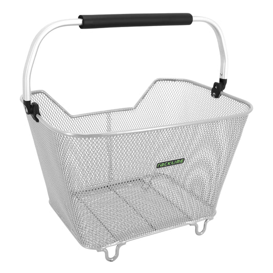 Racktime Bask It 23L Rear Steel Basket Silver