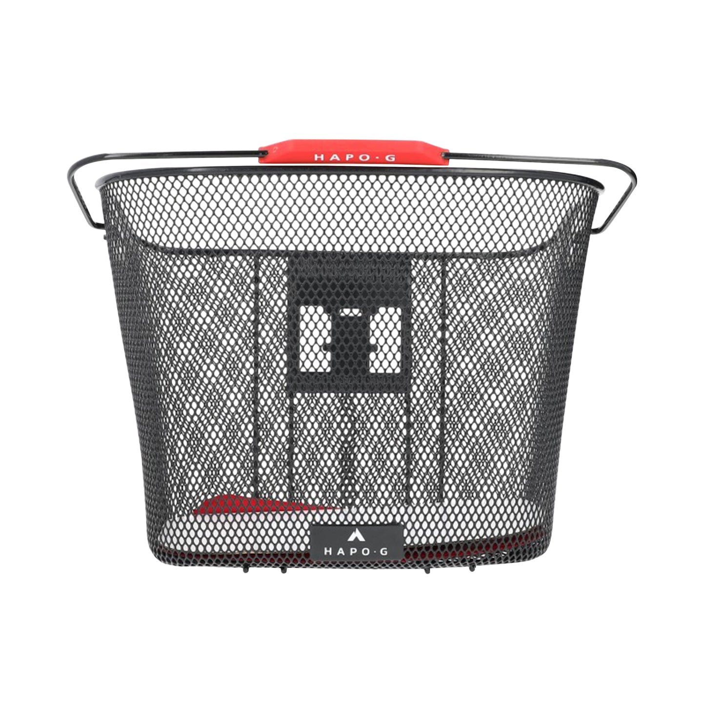 Hapo.G Black Honeycomb Steel Front Basket for E-Bikes