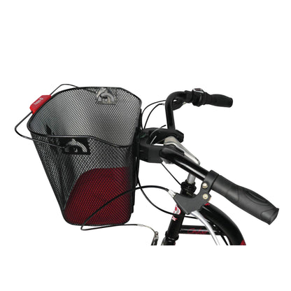 Hapo.G Black Honeycomb Steel Front Basket for E-Bikes