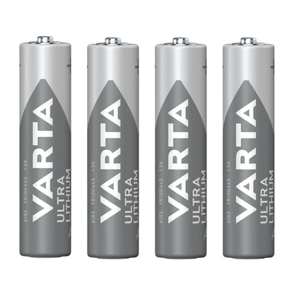 Pile Varta LR03 AAA Ultra Lithium 1.5V vendues par 4