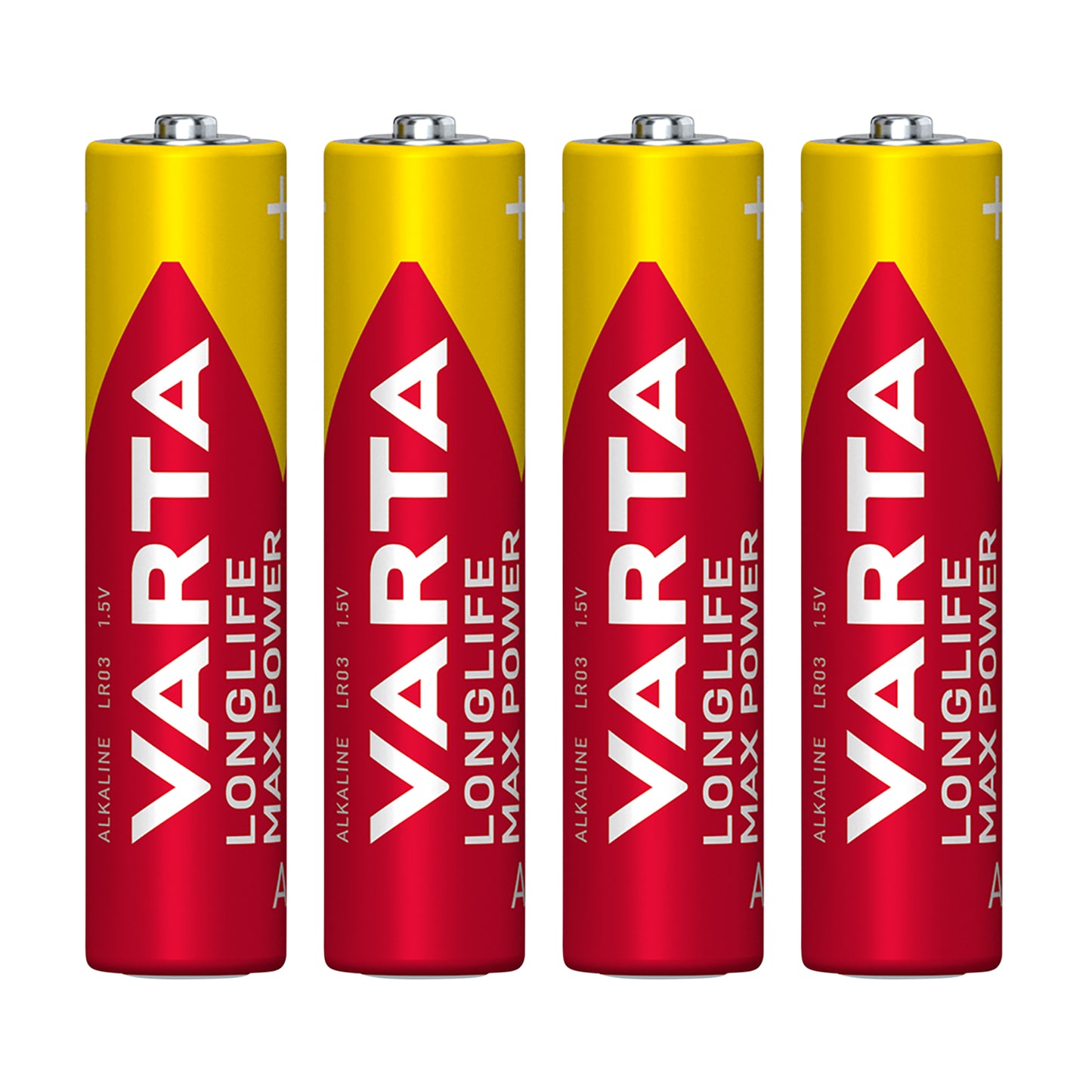 Pile Varta LR03 AAA alcaline Longlife Max Power vendues par 4