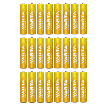 Pile Varta LR03 AAA alcaline Longlife boîte refermable par 24