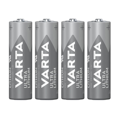 Pile Varta LR06 AA Ultra Lithium 1.5V vendues par 4