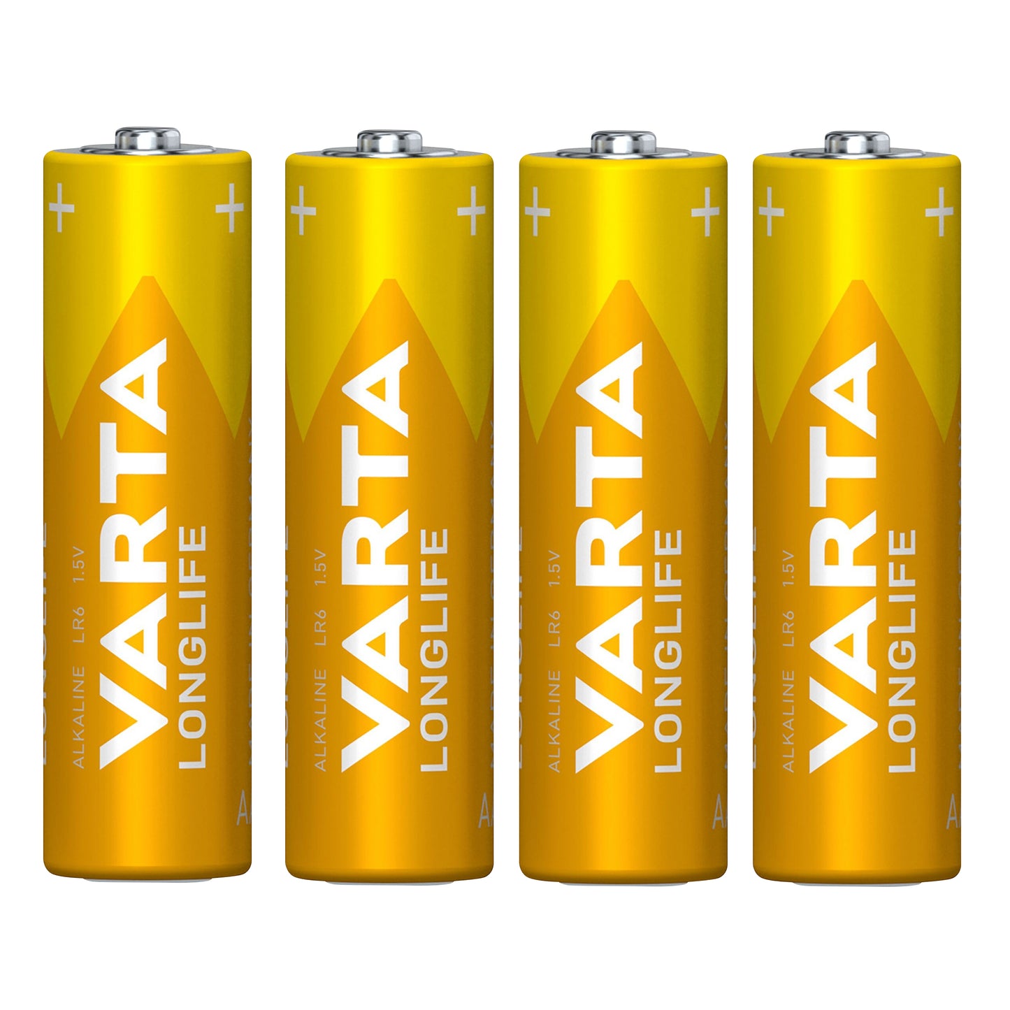 Pile Varta LR06 AA alcaline Longlife vendues par 4