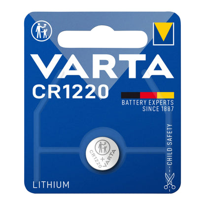 Pile bouton Varta CR1220 lithium 3V vendue à l’unité