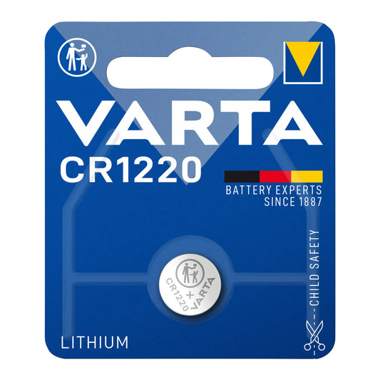 Varta CR1220 lithium 3V button cell sold individually