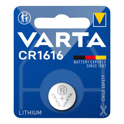 Pile bouton Varta CR1616 lithium 3V vendue à l’unité