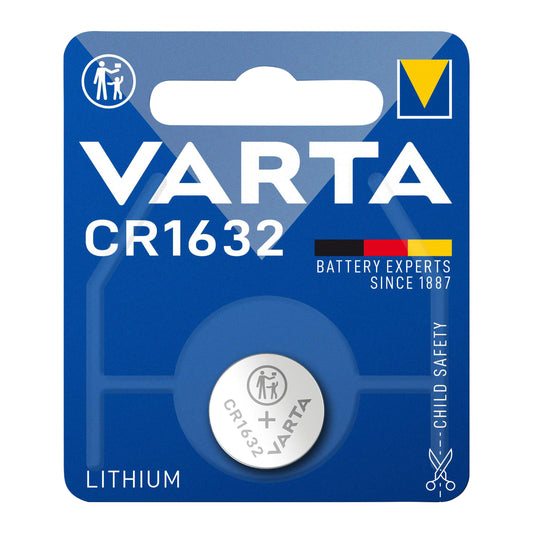 Varta CR1632 3V Lithium Coin Cell Battery sold individually