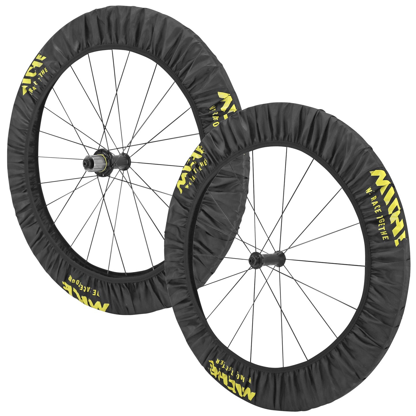 Roues route patin blocage 700 Miche Re.Act 38 carbone Shimano 12-11-10V