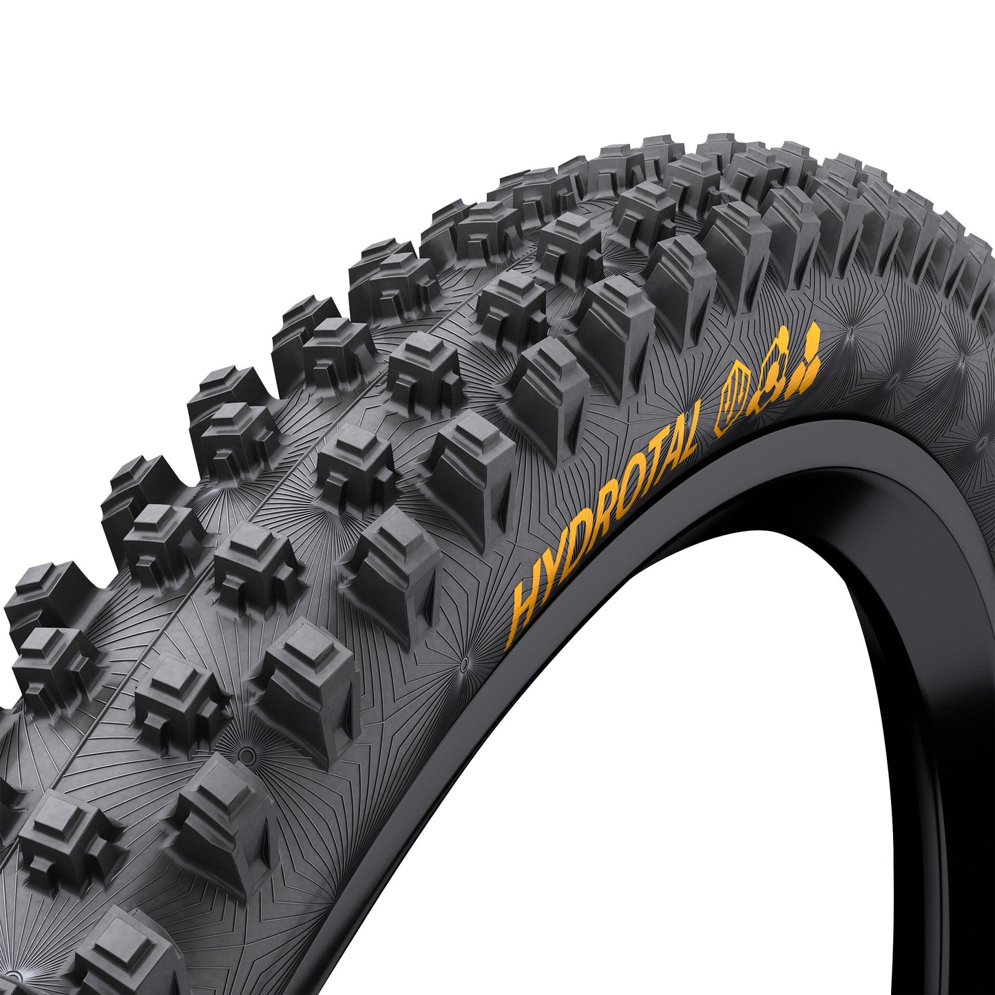Pneu VTT Gravity 29 X 2.40 Continental Hydrotal Downhill Super Soft Front-Avant Noir Tubeless Ready TS (60-584) (650B) Terrains Boueux Compatible VAE