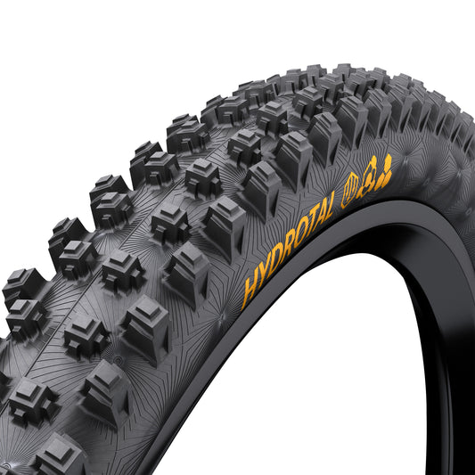 Continental Hydrotal Downhill Super Soft Front Mountain Bike Tire 29 X 2.40 Black Tubeless Ready TS (60-584) (650B) Muddy Terrain E-Bike Compatible