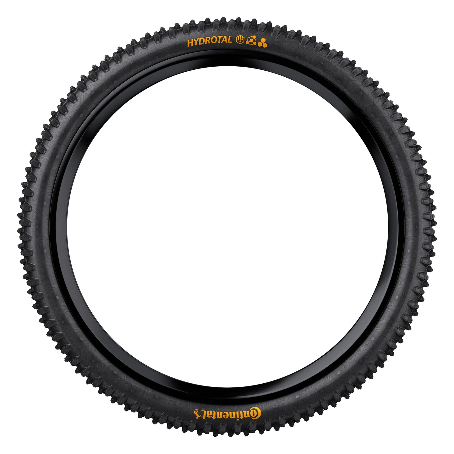 Pneu VTT Gravity 29 X 2.40 Continental Hydrotal Downhill Super Soft Front-Avant Noir Tubeless Ready TS (60-584) (650B) Terrains Boueux Compatible VAE