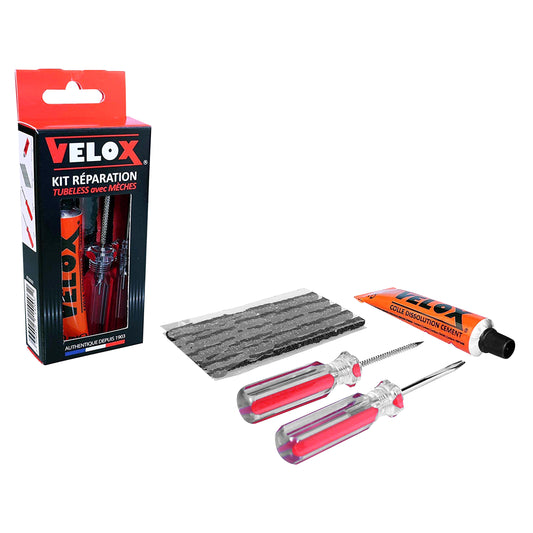 Kit réparation tubeless VTT Velox extérieur mèches