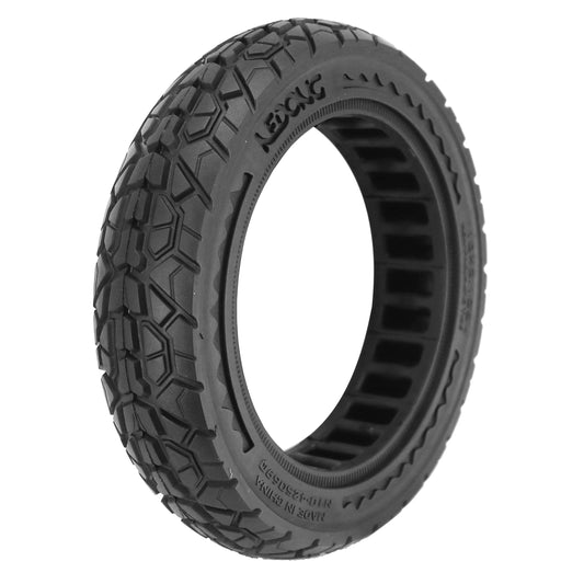 Pneu Trottinette plein Cross 10 X 2.125 Noir - Largeur Interieur 43 mm (Pour Ninebot F20, F25, F30, F40 et autres)