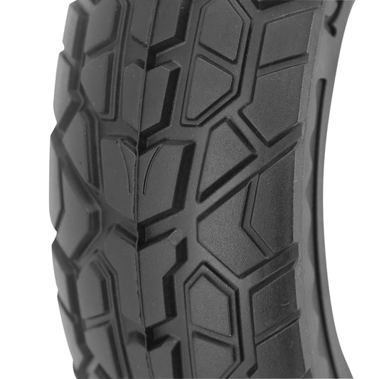 Pneu Trottinette plein Cross 10 X 2.50 Noir - Largeur Interieur 45 mm (Pour Ninebot Max G30 et autres)