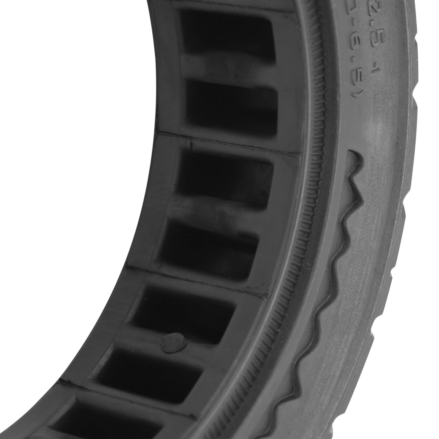 Pneu Trottinette plein Cross 10 X 2.50 Noir - Largeur Interieur 45 mm (Pour Ninebot Max G30 et autres)