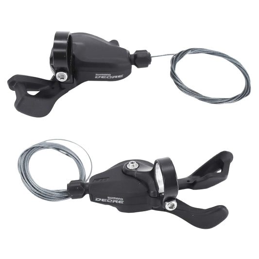 Manette VTT Shimano 2x11V Deore M5100 paire atelier