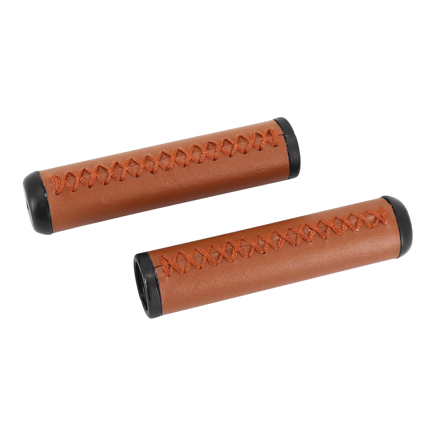 City DDK Light Brown Leather Grips 125mm