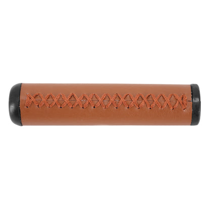 City DDK Light Brown Leather Grips 125mm