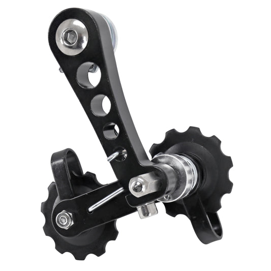 Tendeur de Chaîne - Guide VTT noir fixation sur patte dérailleur arrière