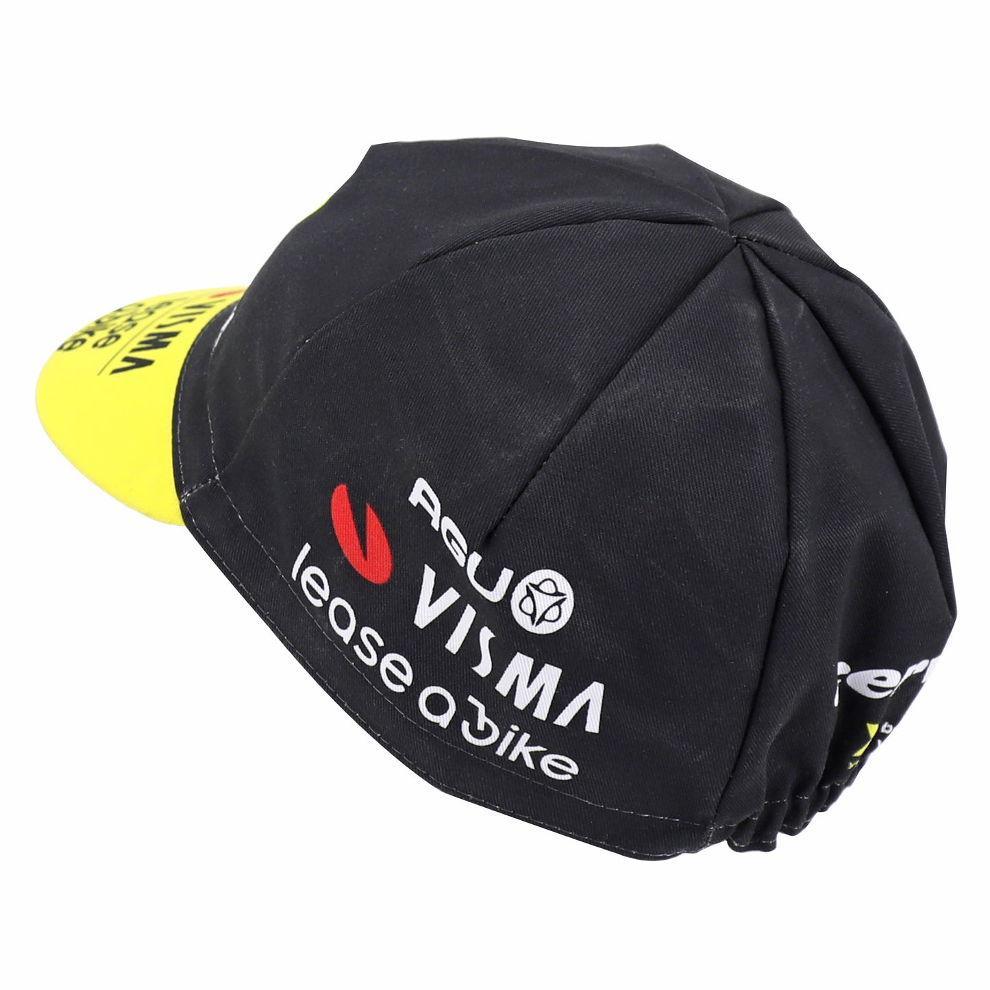 Casquette vélo équipe pro visma jaune-noir Gist