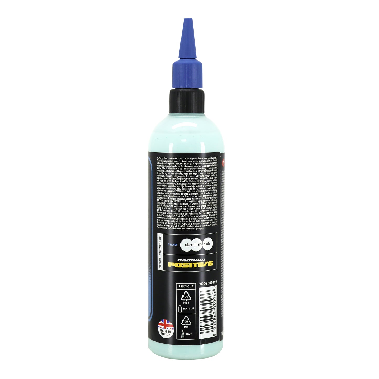 Lubrifiant vélo chaîne Weldtite TF2 dry wax / cire sèche (400 ml)
