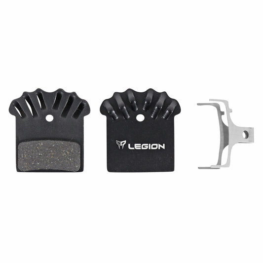 Plaquettes frein VTT PCP semi-métal avec ailettes pour Shimano XTR XT SLX