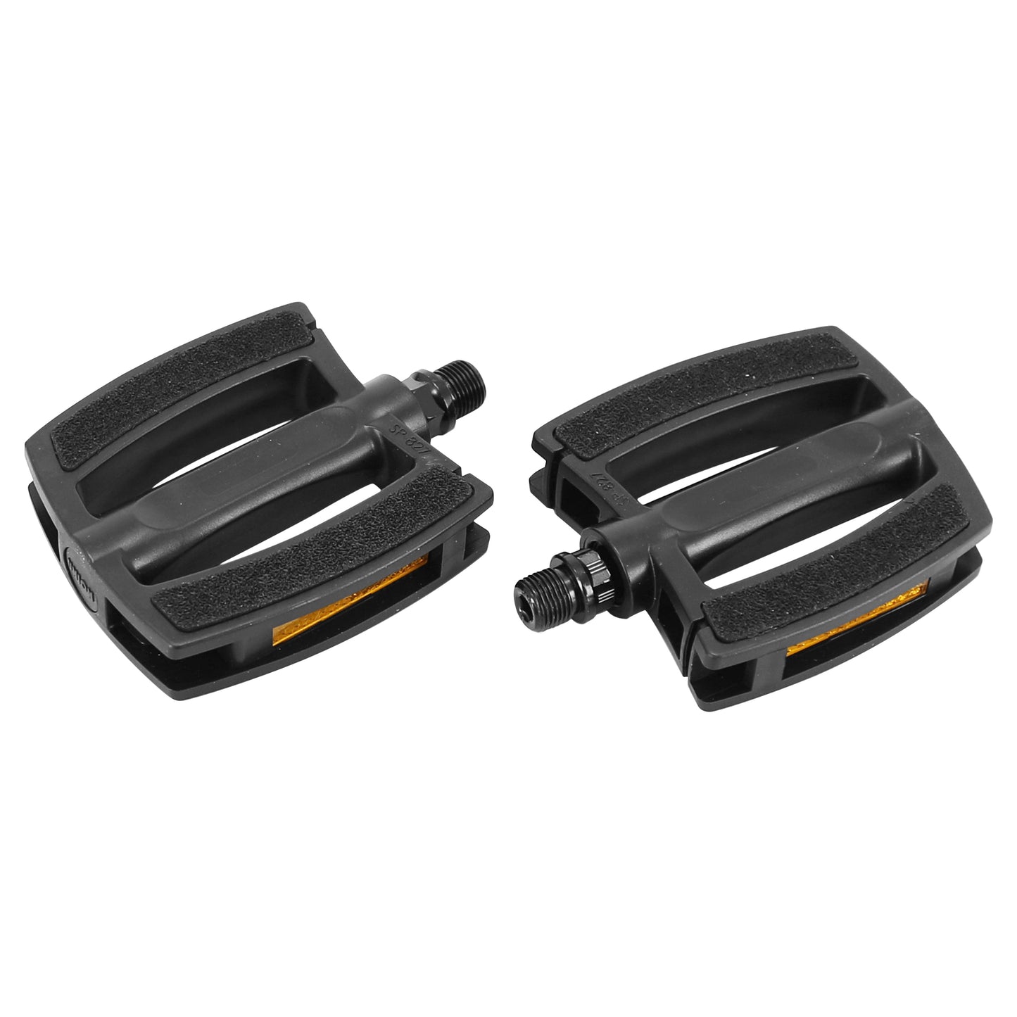 Pédale city Marwi noir résine inserts grip 9/16