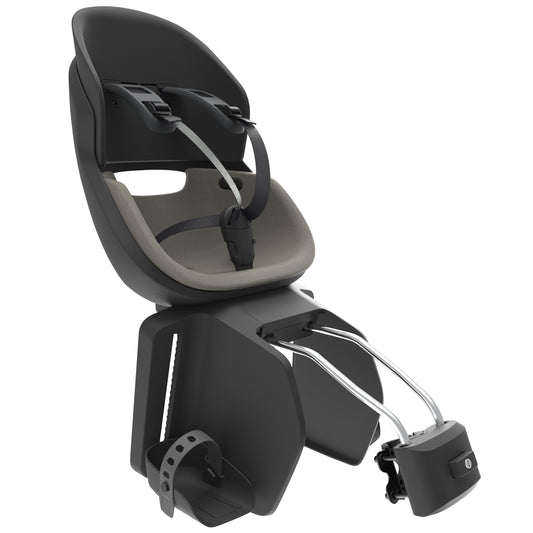 Prodigee Icon Child's Rear Seat, Black Frame, Grey Cushion