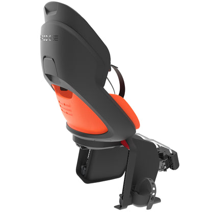 Prodigee Icon Rear Child Seat Black Frame Orange Cushion