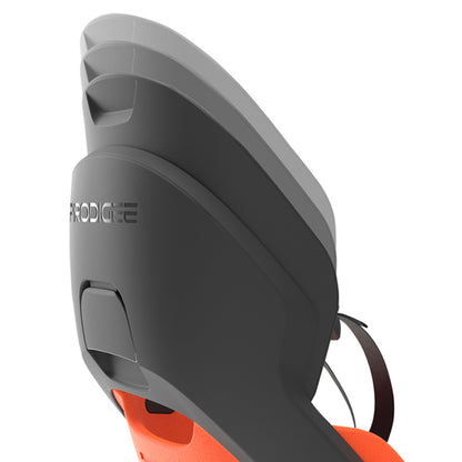 Prodigee Icon Rear Child Seat Black Frame Orange Cushion