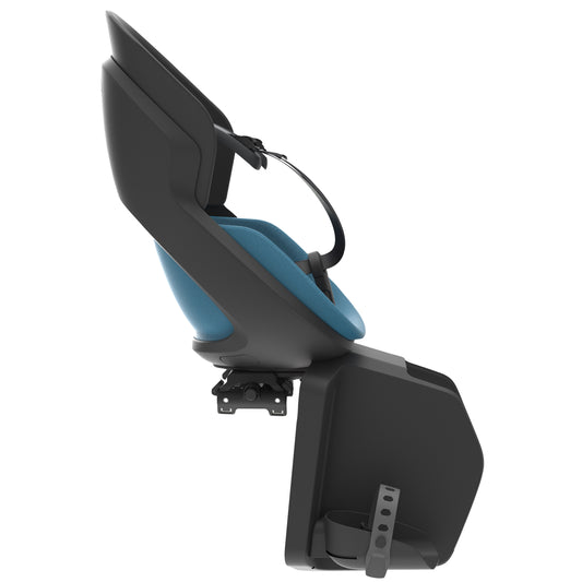 Prodigee Icon Rear Child Seat with Blue Cushion Rack Mount