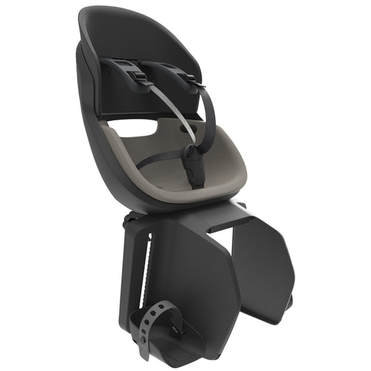 Prodigee Icon Rear Child Seat with Grey Cushion Pannier Rack