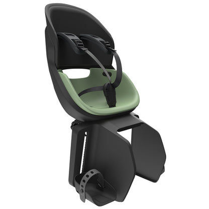 Prodigee Icon rear child seat luggage rack jade green cushion